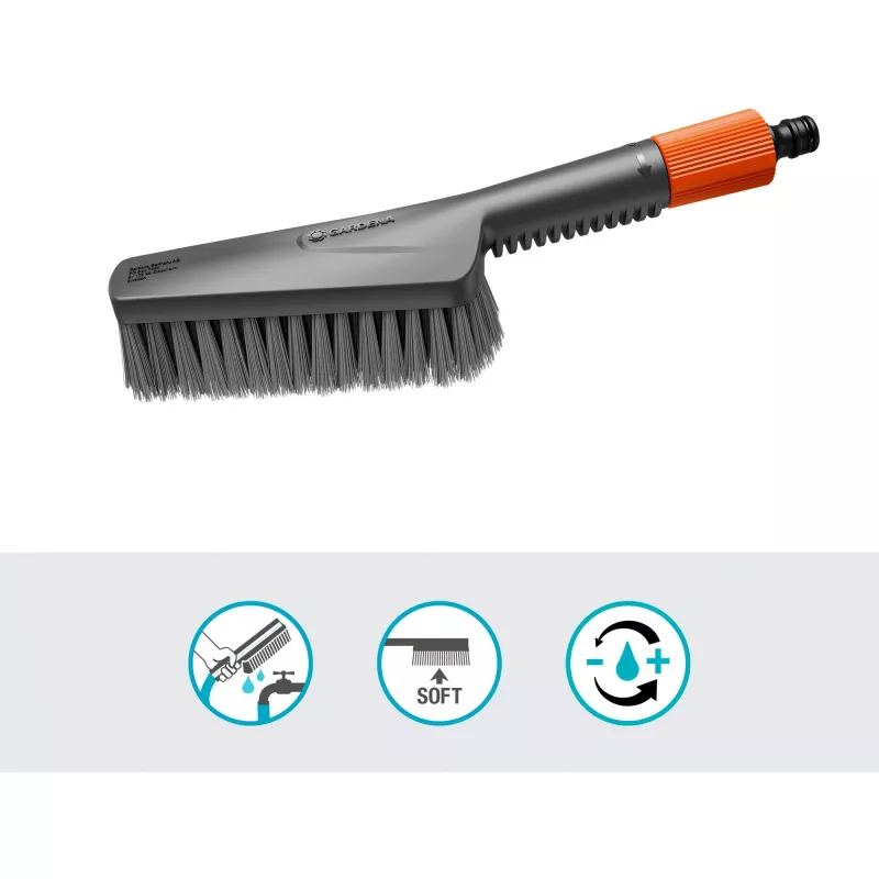 Gardena Cleansystem Waschset mit Handbürste S soft, 18860-20