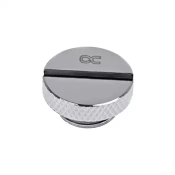 Alphacool Eiszapfen Verschlussschrauben G1/4, Chrom, 6er-Pack