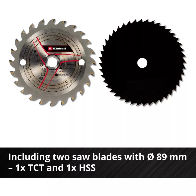 Einhell TE-CS 18/89 Li Solo Akku-Mini-Handkreissäge, 18 V (ohne Akku)