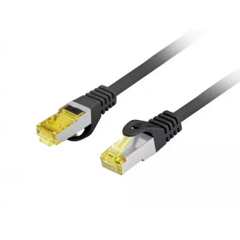 Netzwerkkabel Lanberg PCF6A-10CU-0100-BK Schwarz 1m Cat6a S/FTP