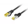 Netzwerkkabel Lanberg PCF6A-10CU-0100-BK Schwarz 1m Cat6a S/FTP