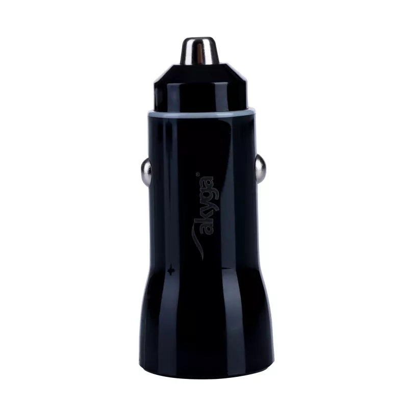 Auto-Ladegerät 12/24V Akyga AK-CH-16 36W USB-A + USB-C PD Quick Charge 3.0 5-12V / 1,5-3A schwarz