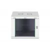 Wandmontierbarer 19-Zoll-Rackschrank DIGITUS Dynamic-N DN-37106 — 9U, 600x600 mm, IP20, Schlüsselschloss