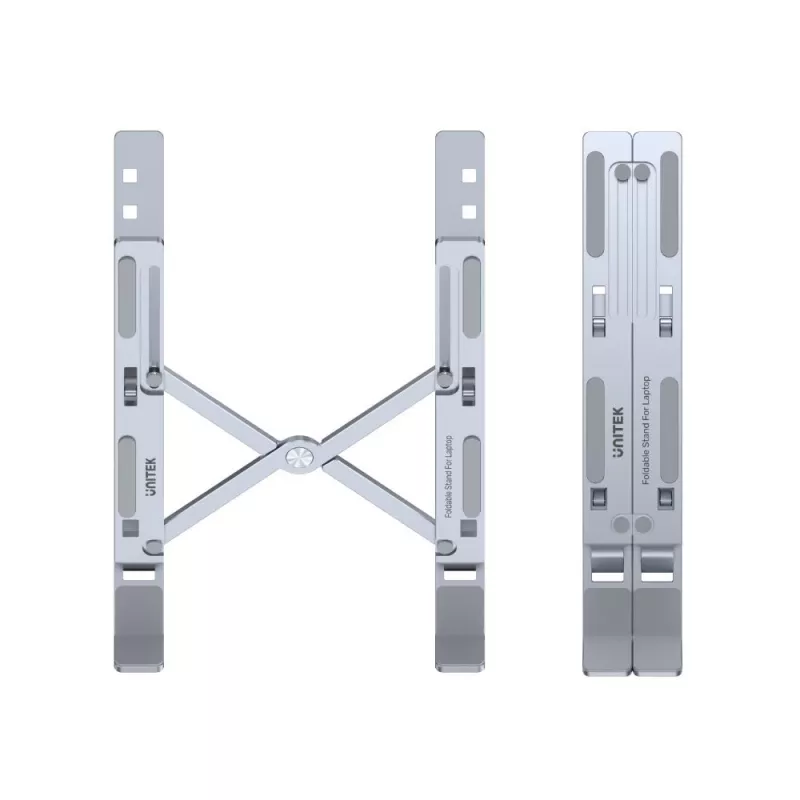 Unitek OT155SL faltbarer Laptopständer, Aluminium, Silber