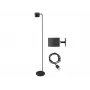 Beper P201UTP306 aufladbare höhenverstellbare LED-Lampe, stehend und wandmontierbar, 2,3 W, dimmbar, schwarz