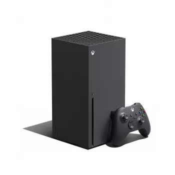 Spielekonsole Microsoft Xbox Series X — 1 TB SSD, AMD Ryzen Zen 2 3,8 GHz, AMD RDNA 2 (12 TFLOPS), 4K HDR, Wi‑Fi 5, Gigabit Ethernet, Blu‑Ray