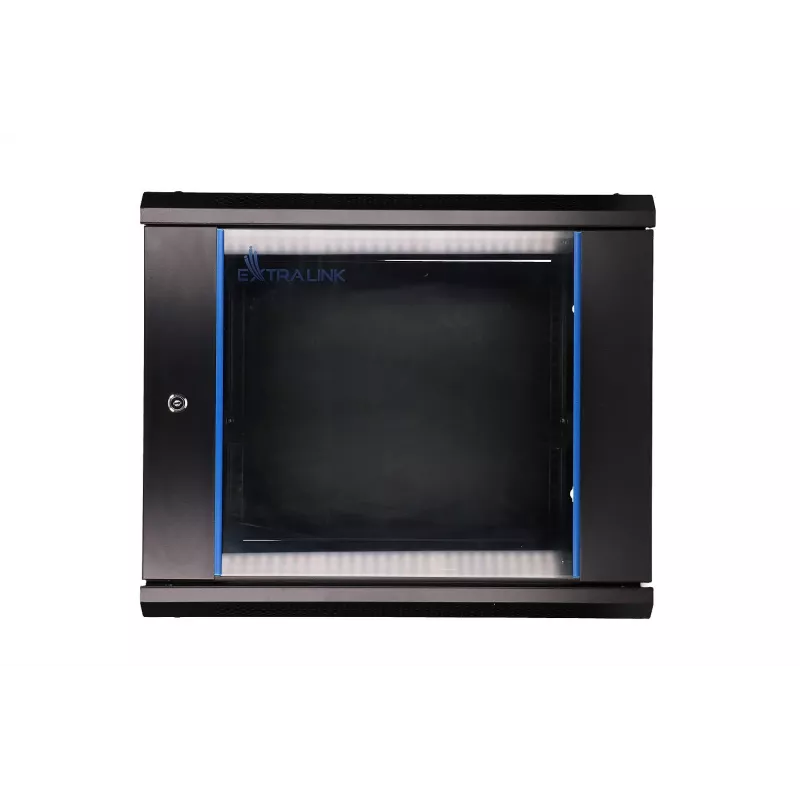Wandmontierter Schrank Extralink Extralink Rackmount-Schrank 9U 600x450 Schwarz