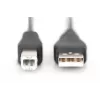 Assmann USB Verbindungskabel. Typ A - B M/M. 1,0m. USB 2.0 geeignet. UL. sw (AK-300102-010-S)