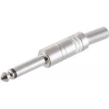 Mono 2‑Pol 6,3 mm Klinkenstecker ShiverPeaks 22220506 Metall, 6,3 mm Monostecker