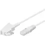Goobay 60668 Telefonkabel 6 m Weiß (60668)