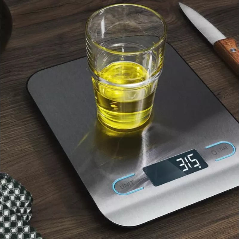 Cecotec Küchenwaage | CookControl | Maximale Belastbarkeit 5 kg | Teilung 1 g | LCD-Display