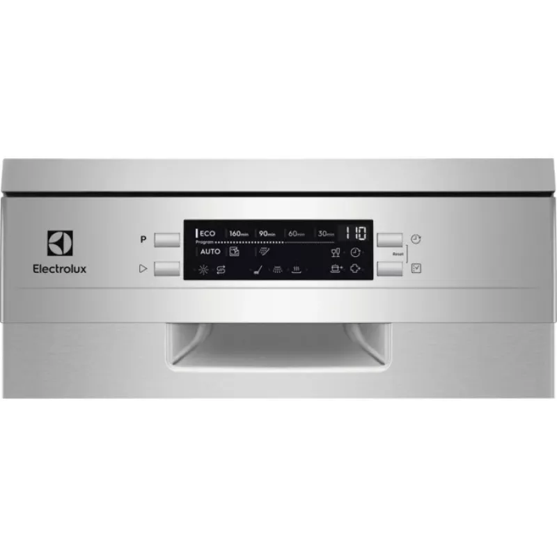 Electrolux ESA63210SX freistehender Geschirrspüler, 45 cm, 10 Maßgedecke, AirDry, 46 dB, Energieklasse E, Edelstahl