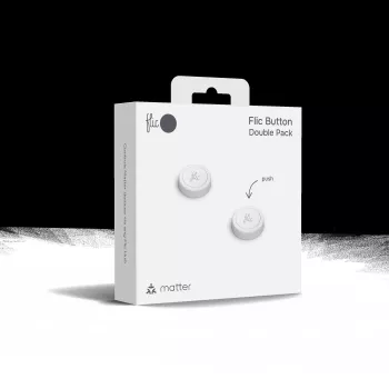 Drahtloses Smart-Control-Tastenpaket Flic Double Pack R-BW-02 — 2 programmierbare Bluetooth-Tasten