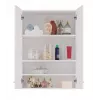 Topeshop POLA MINI DD weißer Badezimmerschrank Weiß