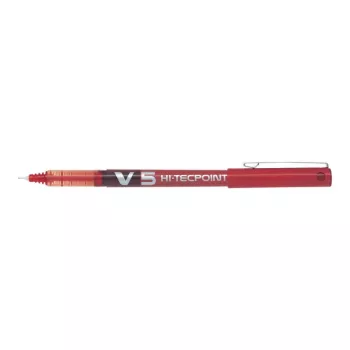 Pilot V5 Hi-Tecpoint BX-V5-R Tintenroller, 0,5 mm, Rot