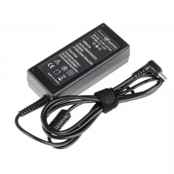 Netzteil Green Cell AD01P — 60 W, 19 V 3,42 A, Laptop-Netzteil für den Innenbereich, schwarz