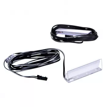 Aufbaustrahler für Regale cama meble Cama blau 3LED, rechteckig, Aufputz, schwarz, Netzstrom