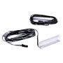 Aufbaustrahler für Regale cama meble Cama blau 3LED, rechteckig, Aufputz, schwarz, Netzstrom