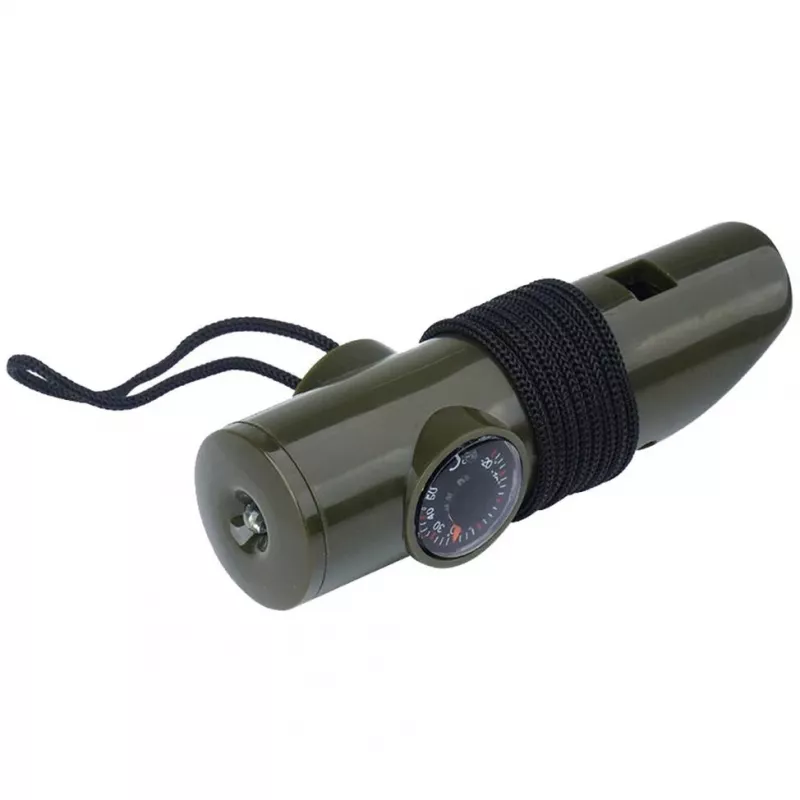 Mil-Tec SP.22073 Survival-Pfeife 6-in-1, olivgrün