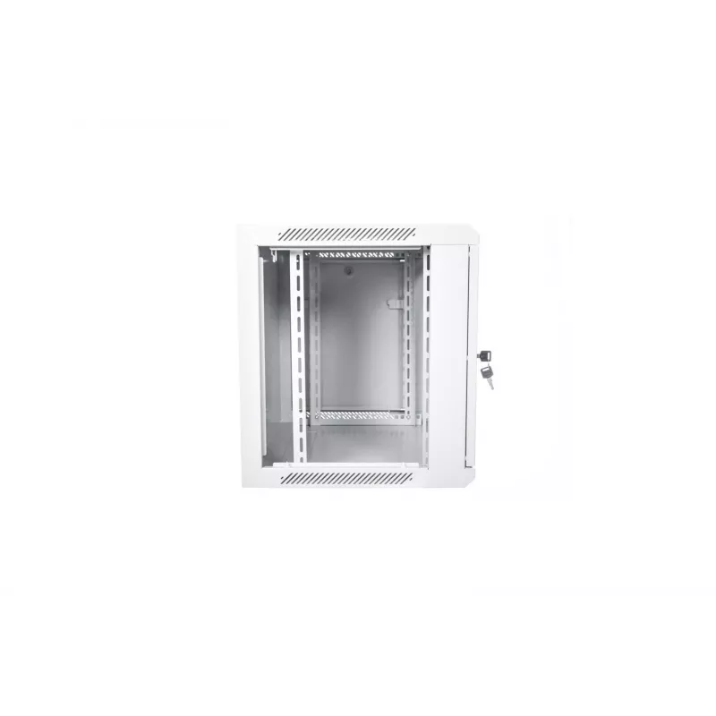 Wandmontierter Rack-Schrank Allied Telesis DN-W19 12U lichtgrau, 12U Einbauhöhe, Wandmontage-Design