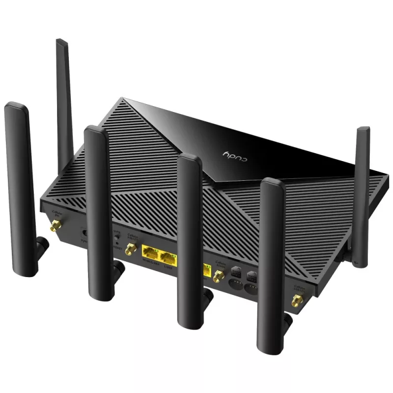 Cudy LT18 Drahtloser Router Gigabit Ethernet Dual-Band (2,4 GHz / 5 GHz) 4G Schwarz