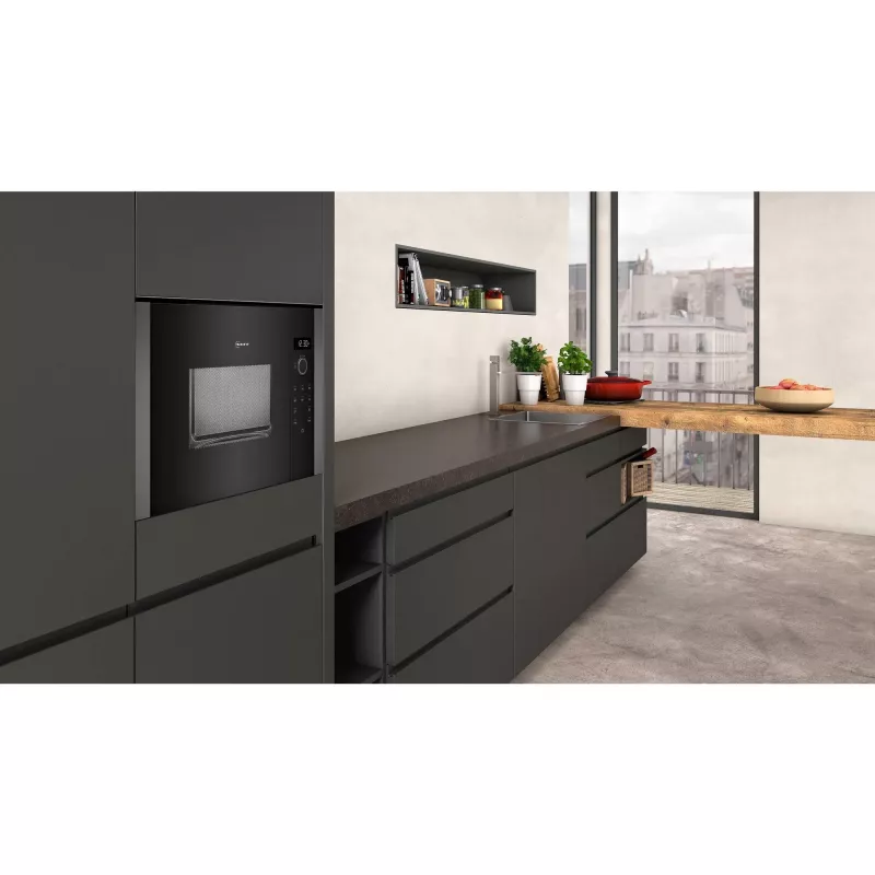 Neff HLAWD23G0 Mikrowelle Graphit Solo-Mikrowelle Einbau 20 L 800 W