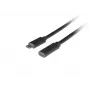 Lanberg CA-USBE-20CC-0015-BK USB-C Verlängerungskabel M/F, USB 3.2 Gen 1, 1,5 m, schwarz