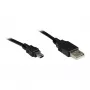 Verbindungskabel USB 2.0 Stecker A auf Mini-B Stecker 5-polig, schwarz, 0,3 m, Good Connections® (3310-AM03)