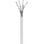 Intellinet 704922 Cat7 S/FTP Netzwerk-Verlegekabel, 100-m-Rolle, AWG23, LSZH, Grau