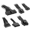 Netzteil Sharkoon Rebel P15 650 — 650 W, 1x 12-Pin-High-Power-GPU-Anschluss, 2x PCIe, modulare Kabel