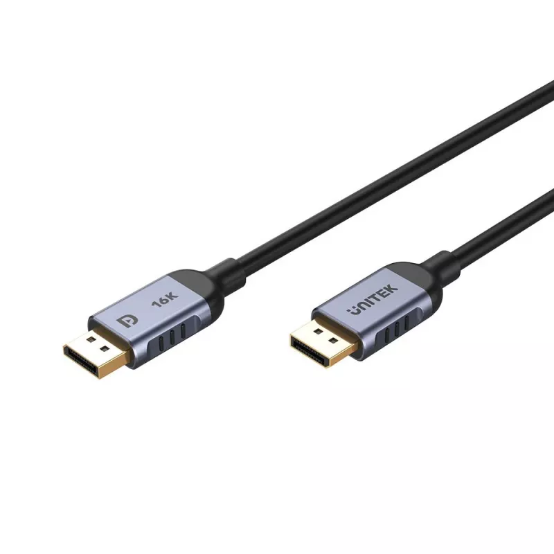 UNITEK C1628GY01-1.5M DisplayPort-Kabel Schwarz, Grau