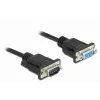 Serielles Kabel DeLOCK 86598 Schwarz 5m RS-232 Sub-D9