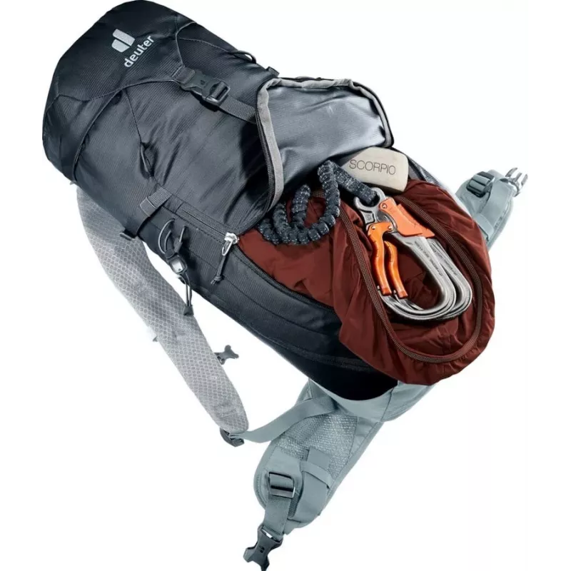 Rucksack DEUTER Trail 18 I — Tagesrucksack, 18 L, schwarz/schiefer