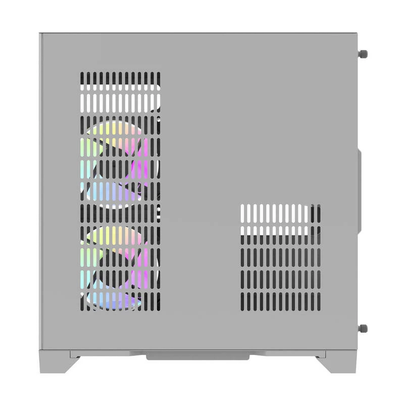 Darflash FT350 Computergehäuse + 5 aRGB-Lüfter (weiß)