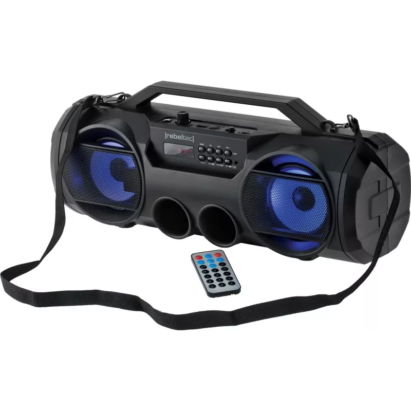 Tragbarer Lautsprecher Rebeltec SoundBox 440, Schwarz