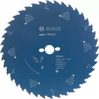 Bosch Expert for Wood 2608644022 Kreissägeblatt, 165 mm, 24 Zähne, 20 mm Bohrung