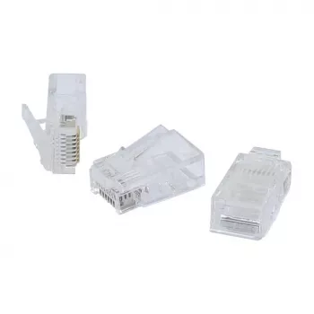 Synergy 21 S215694 RJ-45 Stecker, ungeschirmt, 100er-Pack, für Flachkabel