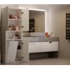 Badezimmerschrank Nel DK 1K Korb Kaschmirfarbe