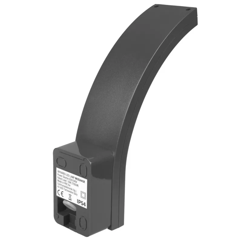 Tischlampe MACLEAN MCE244GR LED-Infrarot 750 lm, verstellbare Lichtquelle für Nahbereichsnutzung