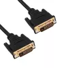 Akyga AK-AV-06 DVI-D Dual-Link-Kabel (24+1), Stecker auf Stecker, 1,8 m, Schwarz