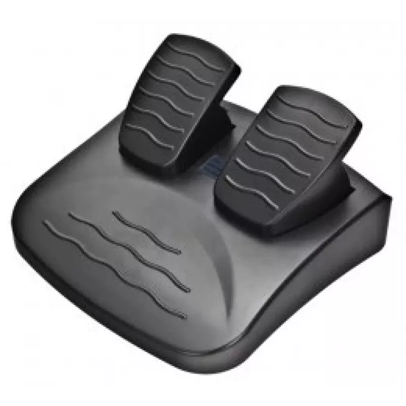 Esperanza EG104 High Octane Lenkrad mit Pedalen, PC/PS3/Xbox 360, Schwarz/Grün