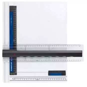 Zeichenbrett Staedtler Mars 661 A4 Schwarz Weiß