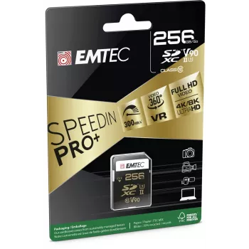 Flash-Speicher Emtec 256 GB UHS-II SpeedIN Pro+