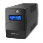 Qoltec Monolith USV (unterbrechungsfreie Stromversorgung) Doppelwandlung (Online) 1 kVA 600 W 2 Schuko-Steckdosen