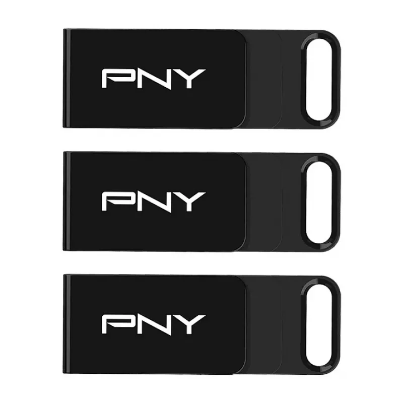 PNY Elite 128 GB USB-C 3.2 Gen 1 Flash-Laufwerk, 3er-Pack (Retail)