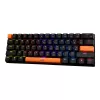 Mechanische Tastatur Baracuda Dolphin Schwarz US-Layout mit Red Switches