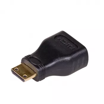 Akyga AK-AD-04 HDMI-Adapter, HDMI-Buchse auf Mini-HDMI-Stecker, Schwarz