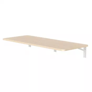 Wandmontiertes Klappregal MACLEAN MC-128 WD 100×40 cm Holzoptik