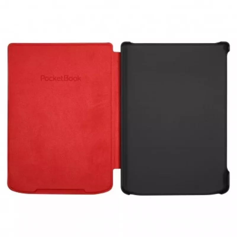 PocketBook H-S-634-R-WW Shell Cover für Verse / Verse Pro 15,2 cm (6 Zoll), Mikrofaser/PU, Rot