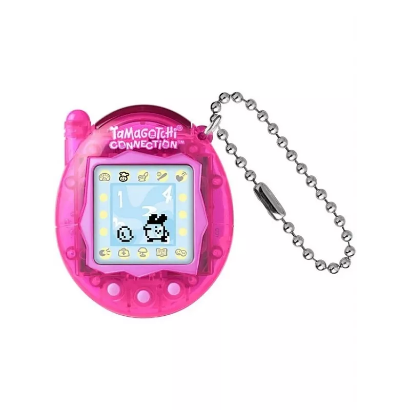 Handheld Virtual Pet Bandai Tamagotchi Connection — Durchscheinendes Pink